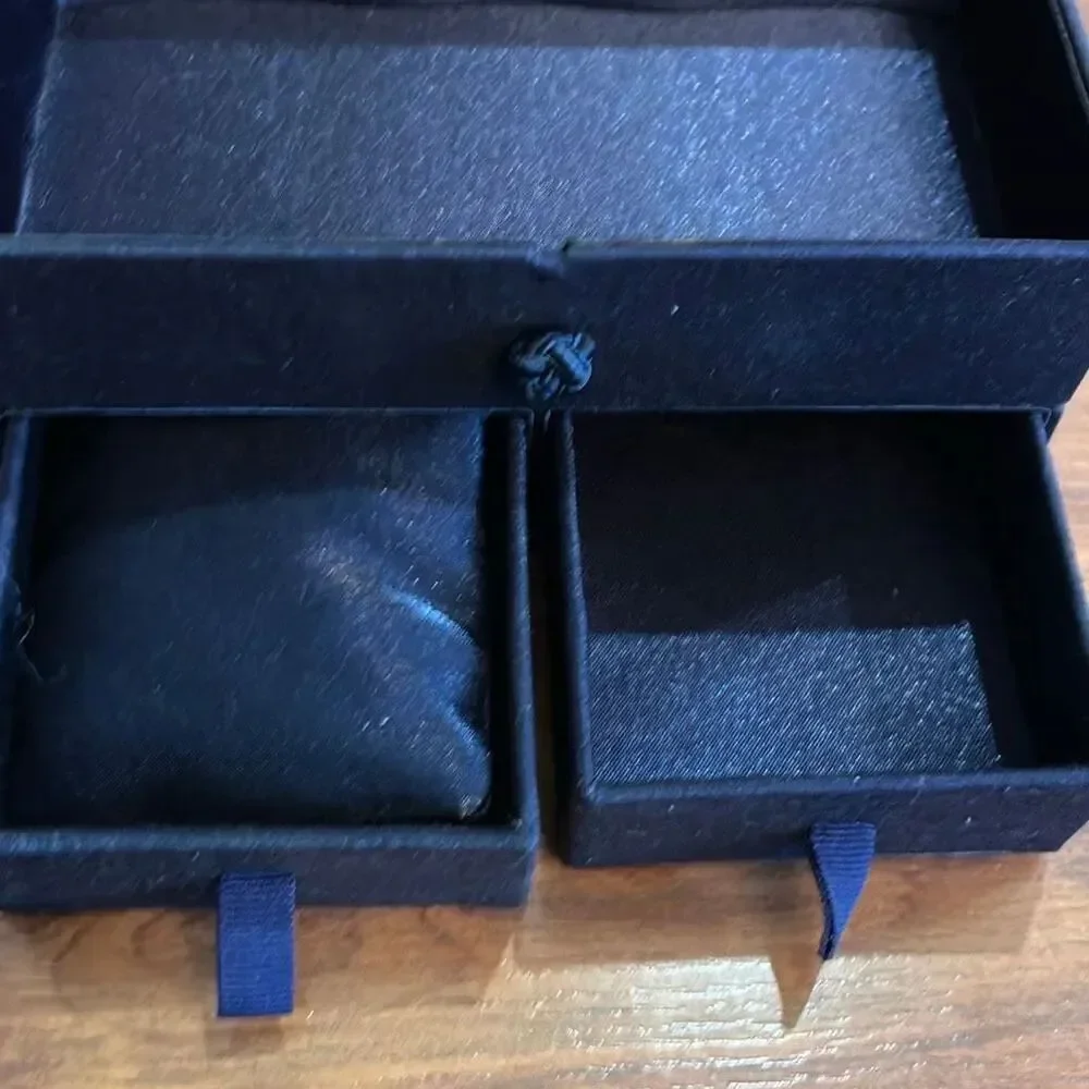 Guerlain Paris Navy small jewelry box